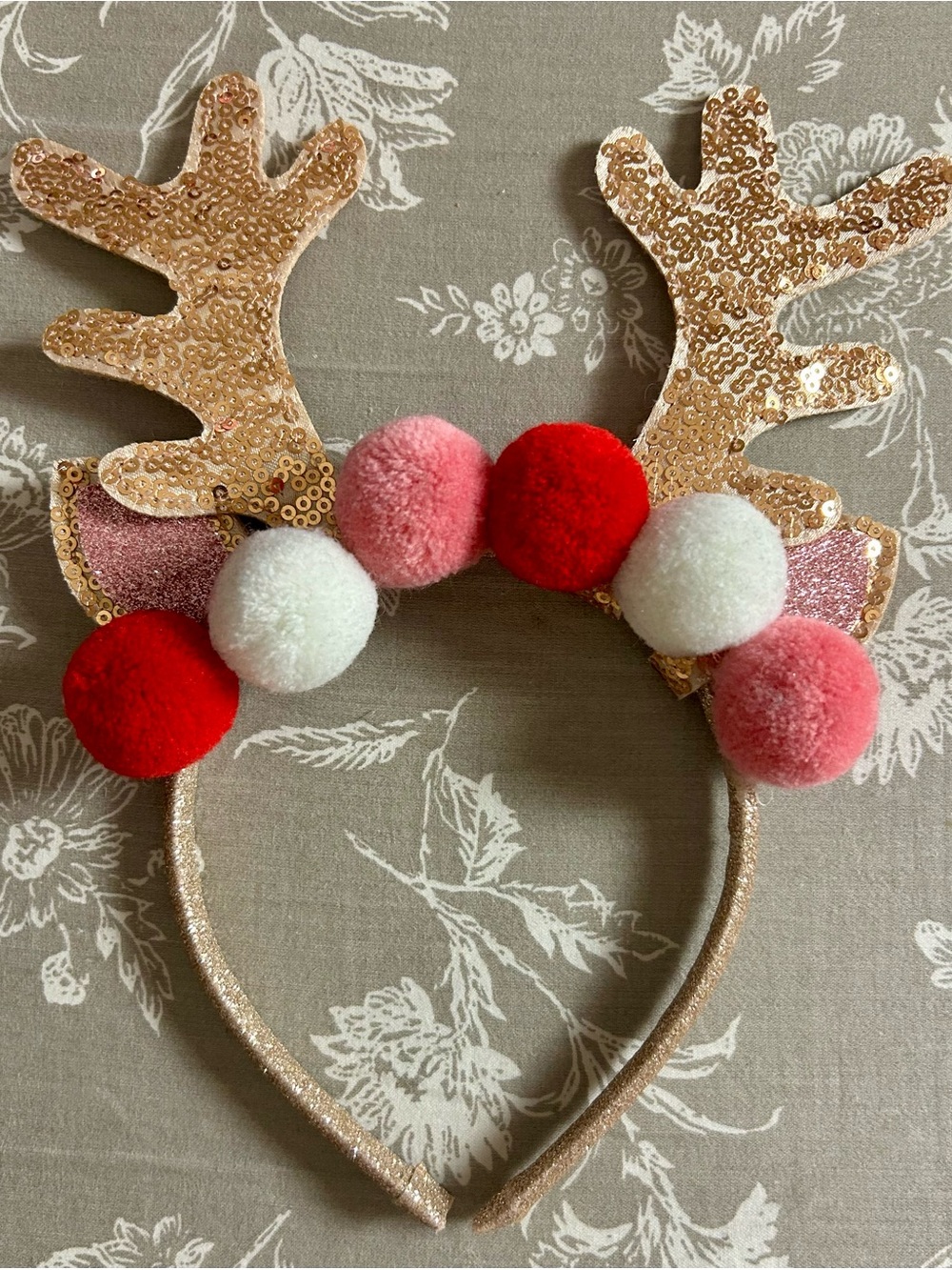Cat & Jack Sequin Reindeer Antler Headband